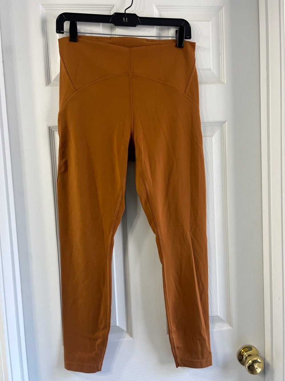 Authentic lululemon athletica Rust Orange High-Rise Leggings inseam 25”